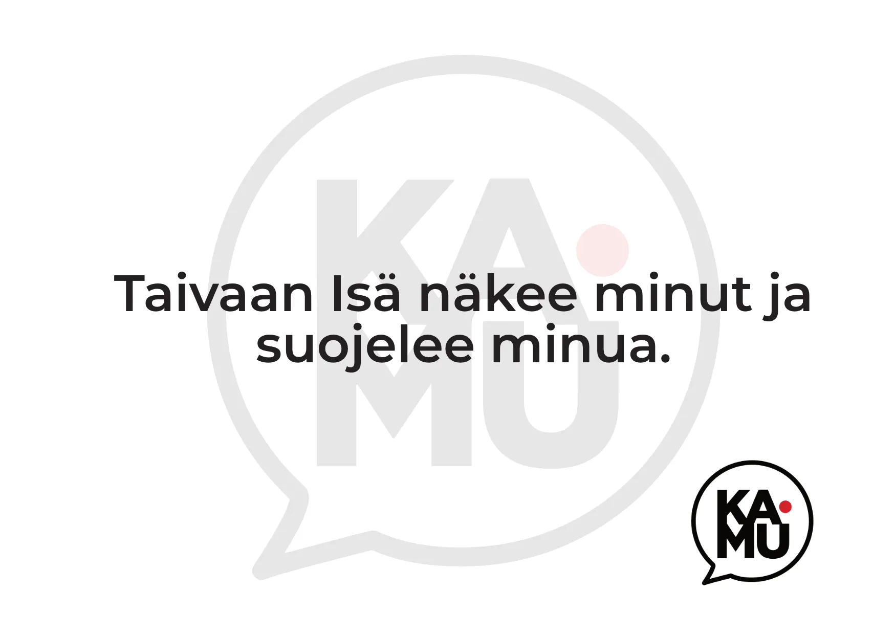 Cover for Taivaan Isä näkee minut ja suojelee minua.